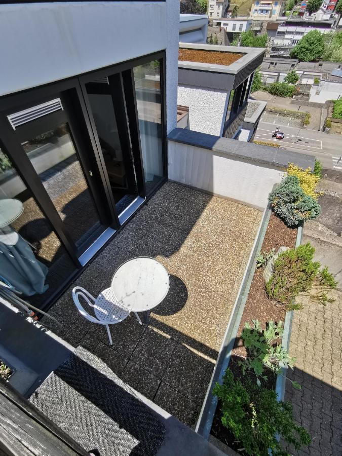 Terrassenwohnung Mit Toller Aussicht & Zentrumsnah Hornberg Bagian luar foto